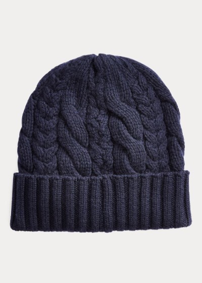 Men's Ralph Lauren Cable-Knit Cashmere Hats | 863219PKI